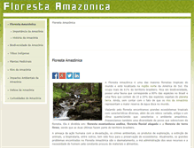 Tablet Screenshot of floresta-amazonica.info